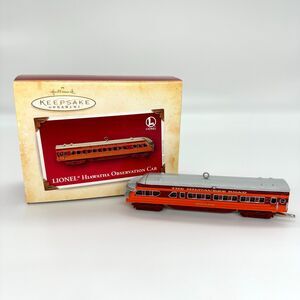 Hallmark Lionel Hiawatha Observation Car 2004 Die Cast Metal Ornament